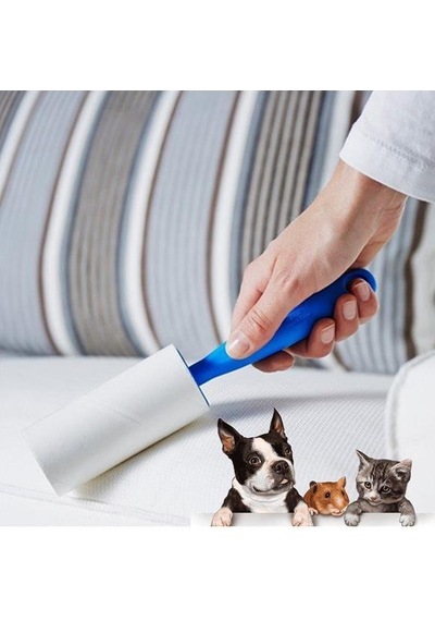 Kedi Köpek Saç Kıl Tüy Toplayıcı Rulo Her Biri 30 Yaprak 12 Adet Rulolu Tüy Toplayıcı