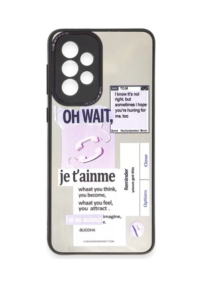 Newface Samsung Uyumlu Galaxy A73 5g Kılıf Mirror Desenli Kapak - Mirror - 4 Çok Renkli