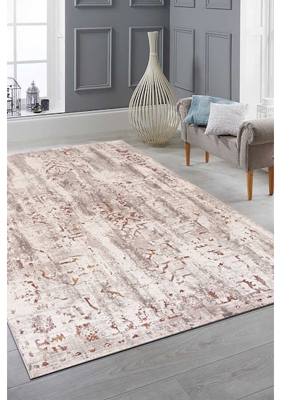 Paradise Krem Mavi Halı Yumuşak Oturma Odası Salon Çocuk Odası Mu Krem Mavi