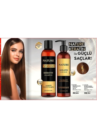 Huncalife Nature Keratin Complex Şampuan 350 ML