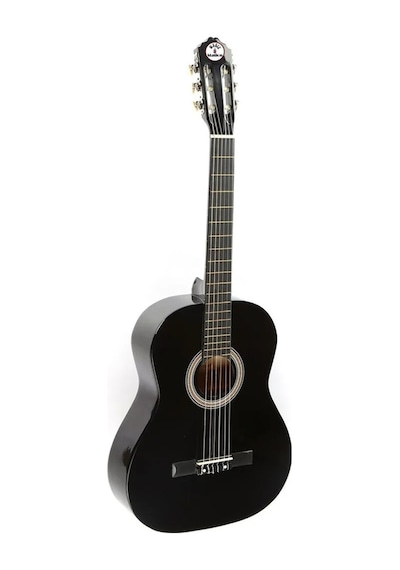 Segah 4 - 4 Tam Boy Siyah Klasik Solak Gitar Kılıf Pena Seti