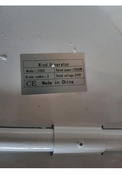 3 Kanat Rüzgar Türbini 1000w 12/24v