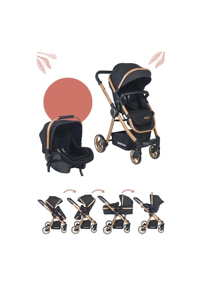 Tommybaby Toranto Gold Vip Travel Sistem Bebek Arabası Puset