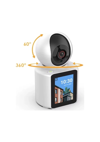1080p Wifi Ip Güvenlik Kamerası, Ekranlı, İki Yönlü Ses, Hareket Algılama, Gece Görüşü