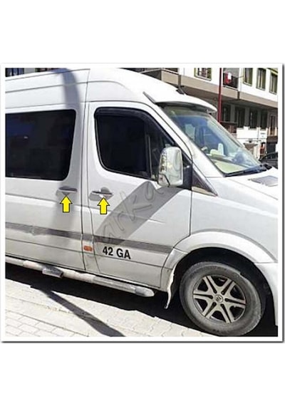 Mercedes Sprinter Krom Kapı Kolu 2006 Sonrası 4 Kapı Paslanmaz Çe
