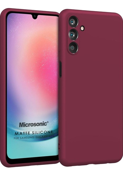 Microsonic Matte Silicone Samsung Galaxy Uyumlu A15 Kılıf