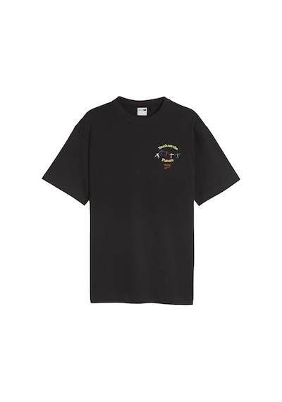 Puma Downtown Graphic Tee Erkek Günlük Tişört 62355801 Siyah 62355801