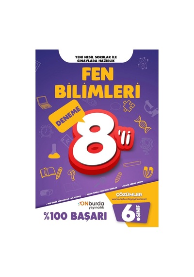Onburda 6.sınıf Fen Bilimleri 8 Deneme