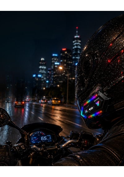 Gürültü Engelleyici Motosiklet Kask Intercom Uzun Pil Ömürlü Tasarım - Lisinya
