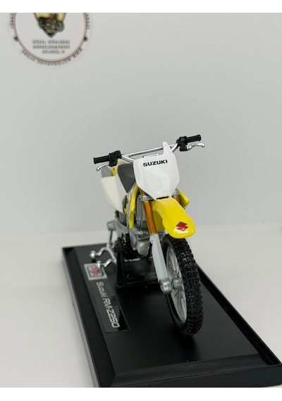 Suzuki Rm-z 250 Cross Motor Diecast Model Motosiklet 1:18 Kutulu