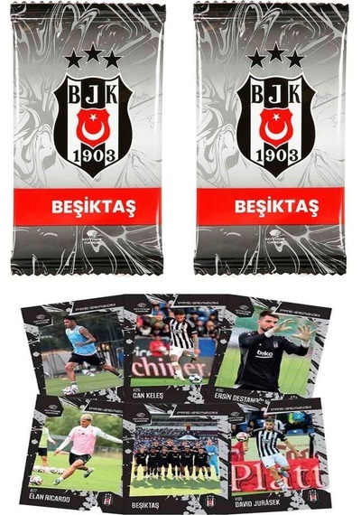 Beşiktaş Pre-season 2025-26 Sezonu Koleksiyon Kartları 2 Paket 12 Kart
