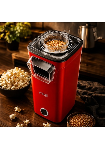 Mioji POPX1 1100 W Yağsız Kompakt Mısır Patlatma Makinesi
