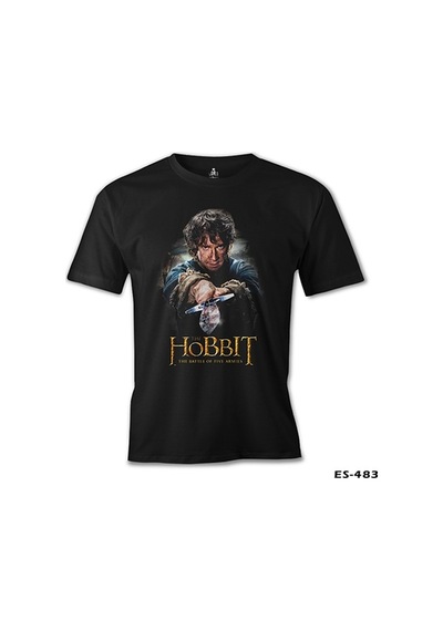 Hobbit The Battle Of Five Armies Baskılı Sİyah Erkek Tshirt 001
