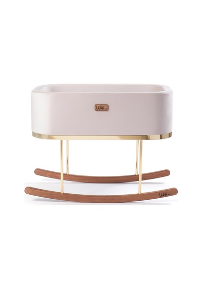Beside Large Modern Premium Anne Yanı Bebek Beşik Gold, Cream Genel