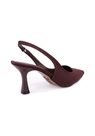 Dagoster Dza07-1296052 Kahve 7,5 Cm İnce Topuklu Klasik Kadın Ayakkabı
