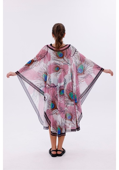 Tarzını Seç Kimono Pareo - Tesettür Pareo - Ege Model 240x135 Cm Çok Renkli