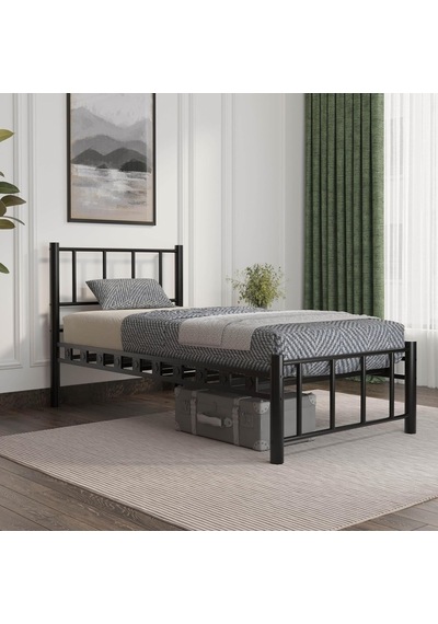 Zambak Tek Kişilik Ferforje Tarz Siyah Metal Karyola 100 X 200 Cm Diğer Zambak Tek Kişilik Ferforje Tarz Siyah Metal Karyola 100 X 200 Cm Diğer