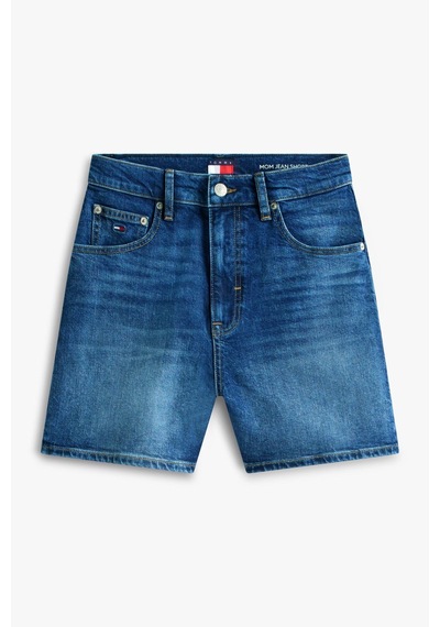 Tommy Hilfiger Kadın Mom Denim Şort Bj8155-15646 Mavi