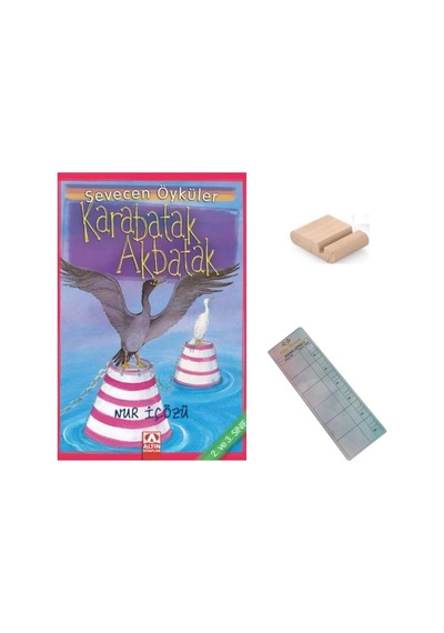 Karabatak - Akbatak / Sevecen Öyküler / Nur İçözü / 2. Sınıf / 6-7 Yaş Hikaye +tablet Tutucu