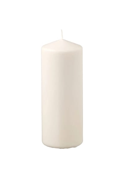 Blok Mum Yükseklik 19 Cm Dekoratif Mum Ikea Yanma Süresi 70 Saat