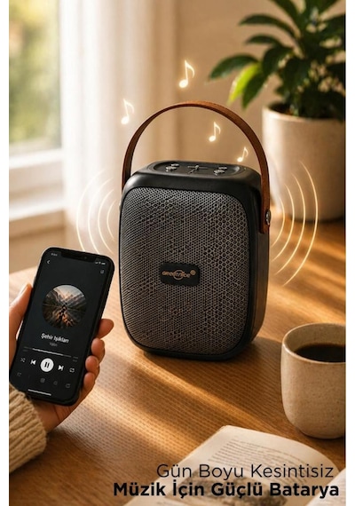 Bluetooth Hoparlör Rgb Işıklı Fm Radyo Kablosuz Taşınabilir Speaker Gts-1679
