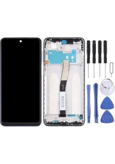 Redmi Note 9 Pro Lcd Ekran Dokunmatik Full Çıtalı Koyu Mavi