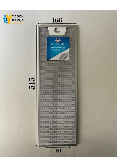 Bosch Uyumlu: Dhı645ftr 166x515 Mm Aspiratör & Davlumbaz Tel Yağ Filtresi Model: 00660223 - 50271563004 9197059811 16,6x51,5cm