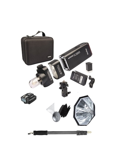 Godox Pocket Flash AD200 Nikon Uyumlu Full Set