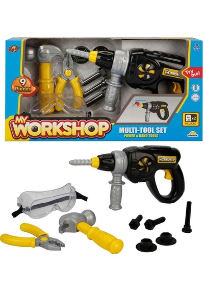 Mey İthalat Zapp Toys My Workshop Matkaplı Tamir Seti 9 Parça