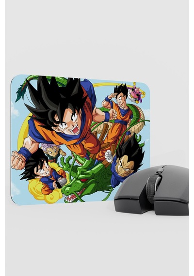 Dragon Ball Anime V1 - 22x18 Gaming Kauçuk Kaymaz Taban Mouse Pad Fare Altlığı