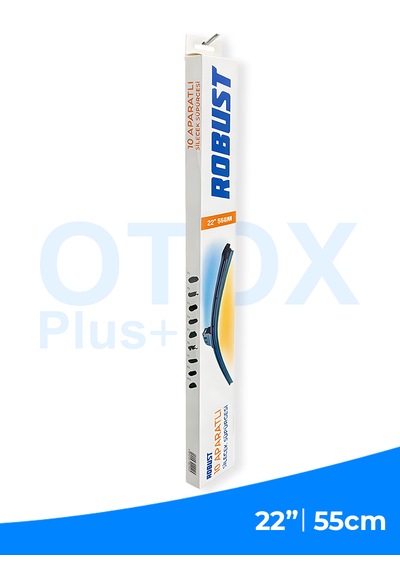 55 Cm 22 550mm Universal Oto Sileceği 10 Aparatlı Sessiz Çalışma İz Bırakmaz Premium Kalite