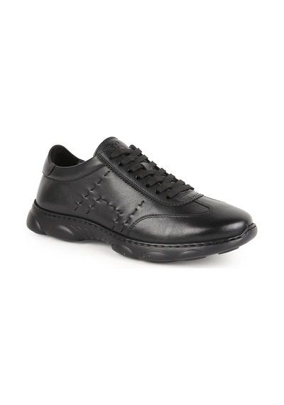 Libero Erkek Sneaker Siyah Hakiki Deri Yan Dikiş Detaylı Bağcıklı Hafif Bombeli Ergonomik Eva Taban L6034 Libero Erkek Sneaker Siyah Hakiki Deri Yan Dikiş Detaylı Bağcıklı Hafif Bombeli Ergonomik Eva Taban L6034