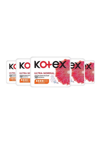 Kotex Ultra Normal Ped 8 Adet X 5