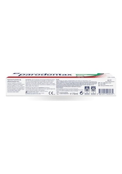 Orijinal Günlük Florürsüz Diş Macunu 75 Ml