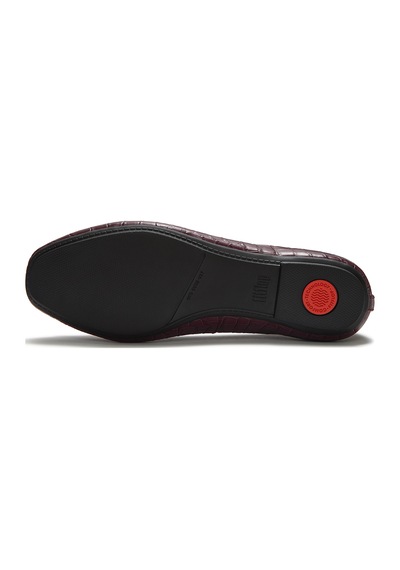 E19 Dark Merlot Babet Kadın Diğer Aaı-090/e19 Fitflop Delıcato Crocodıle Ballerınas Kahverengi