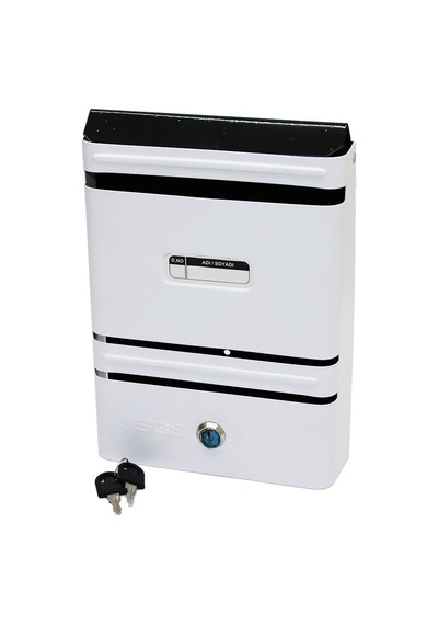 Sgs Tools Sgs-333 Metal Beyaz Posta Kutusu Krom Mandallı Kilit & 2 Anahtar