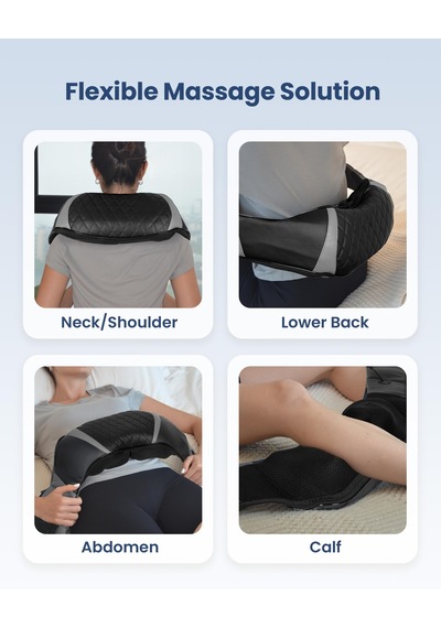 Comfıer Isıtmalı Kablosuz Boyun Masaj Aleti, Boyun Ve Omuzlar İçin Shiatsu Masajı, 3 Yoğunluk Seviyesine Sahip 3d Masaj Yastığı, Şarj Edilebilir, Kadınlar Ve Erkekler İçin Hediye, Siyah Comfıer Isıtmalı Kablosuz Boyun Masaj Aleti, Boyun Ve Omuzlar İçin Shiatsu Masajı, 3 Yoğunluk Seviyesine Sahip 3d Masaj Yastığı, Şarj Edilebilir, Kadınlar Ve Erkekler İçin Hediye, Siyah