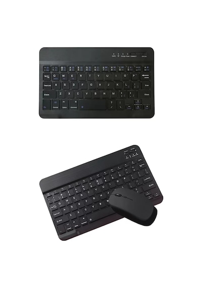 Bluetooth Klavye Mouse Seti Taşınabilir Wireless Bilgisayar Aksesuarı Mh-hs7956-9239