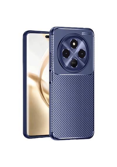 Spark 30 Kılıf Auto Focus Karbon Kapak - Lacivert Çok Renkli