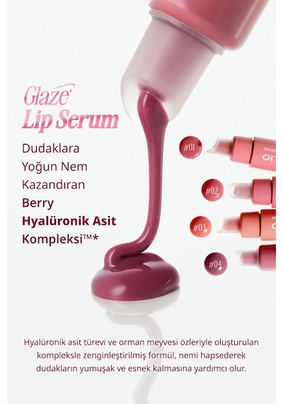Clıo Glaze Lip Serum 02 Juicy Berry