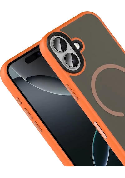 Joko Apple İphone 17 Megane Magsafe Kapak - Turuncu