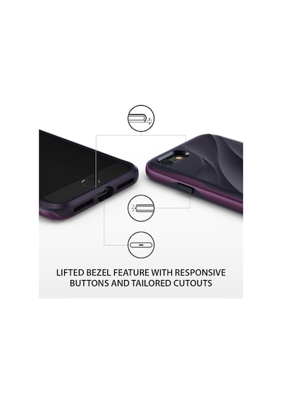 Ringke Wave Apple Uyumlu iPhone 7 İle Kılıf Metallic Purple