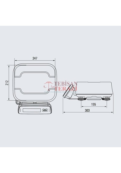 Fw-500E 15 KG x 2 - 5 Gr Paslanmaz Terazi