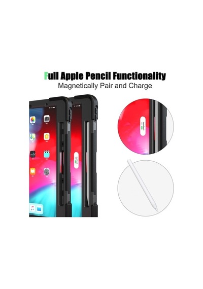 Apple Uyumlu iPad Pro 11 Inç 2018 Için Standlı Ultra Dayanıklı Lüx Kılıf