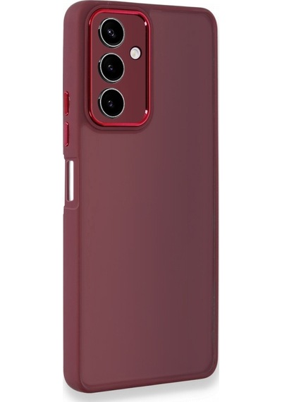 Samsung Galaxy Uyumlu A14 Kılıf Freya Lazer Lens Kamera Çerçeveli Silikon Kapak
