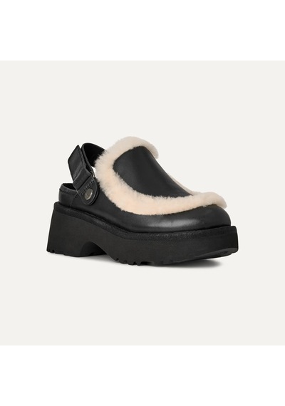 Sandalet Kadın 1171507 Ugg W Esmee Leather Clog Black Siyah