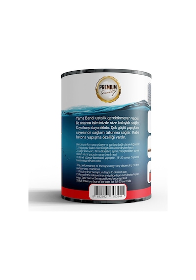Boss Tape Suya Dayanıklı Depo Boru Hortum Yama Bandı 72Cmx1,2Mt