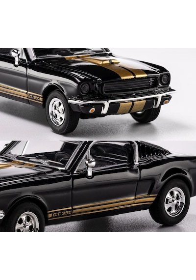 Majorette Collection Shelby Gt350 1965 Model Araç Siyah / Altın Model Araç