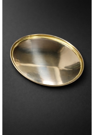 Som Pirinç Yuvarlak Gold Sunum Tepsi 20 Cm 180 Gr
