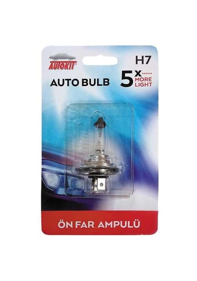 Ampulü H7 12w Beyaz Işık 1 Adet Çok Renkli